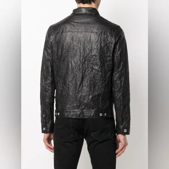 Zadig&VoltaireBase crinkle leather jacket - Picture 5 of 14